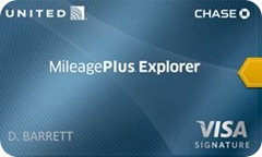 United MileagePlus Explorer Chase Credit Card